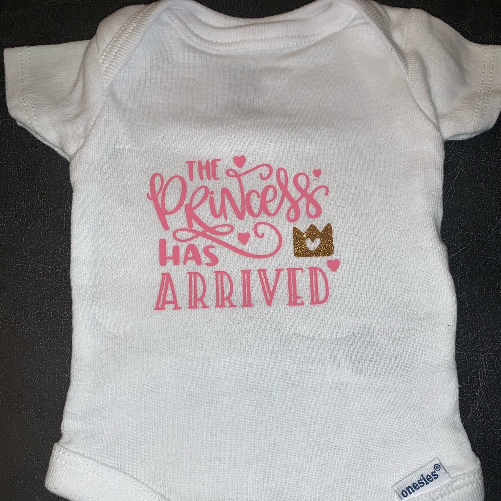 The princess has arrived onesie
